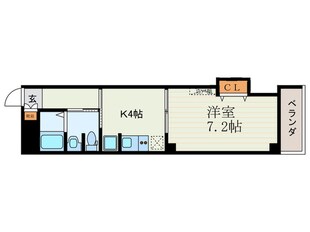 グラビス西院高辻の物件間取画像